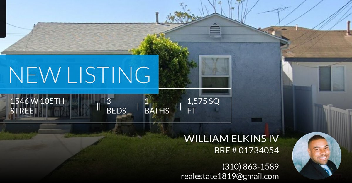 EstateFinest's tweet photo. 🚨 New Listing 🚨 Take a look at this great new listing that just hit the market. Reach out here or at (310) 863-1589 for more information!!

William Elkins IV
Real Estate Broker
The Certified Probate/Trust Real Estate Advis... https://t.co/Pq6Cq6j1TG https://t.co/26igJIdDoe