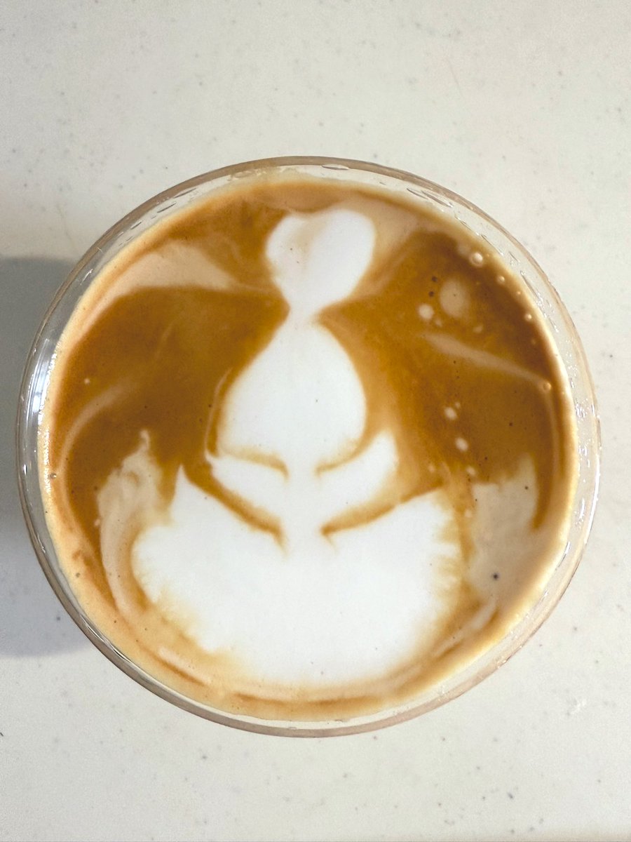 njoyesplife's tweet photo. 今朝のラテ。チューリップのつもりが。。。ポケモンにいそう。
#espresso #ポケモン https://t.co/fXNTNsHhCA