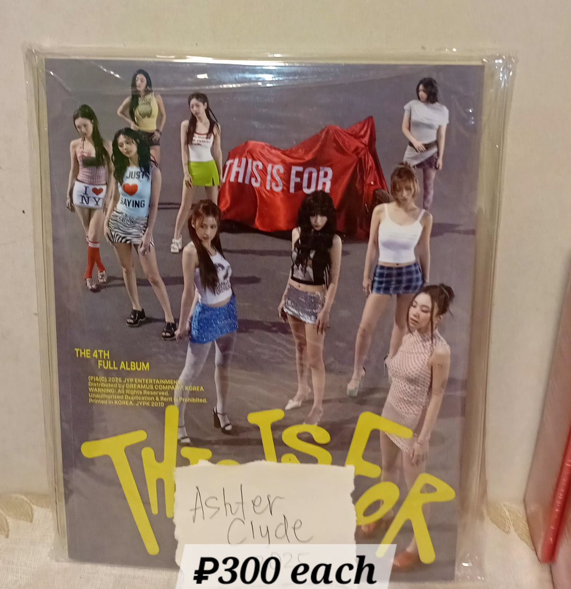 For Sale ツ 

#TWICE This is for (is ver) Sealed (2pcs avail)
     *₽300 each 

乁 Payo / on hand 
 乁 x sensi
乁 Dm for pictures or photoproof

Gcash-maya-ownbank 
J&amp;T