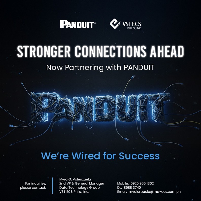 vstecs's tweet image. We don’t just connect wires, we connect possibilities!

#panduit #connection #wiredforsuccess #innovation #Tech