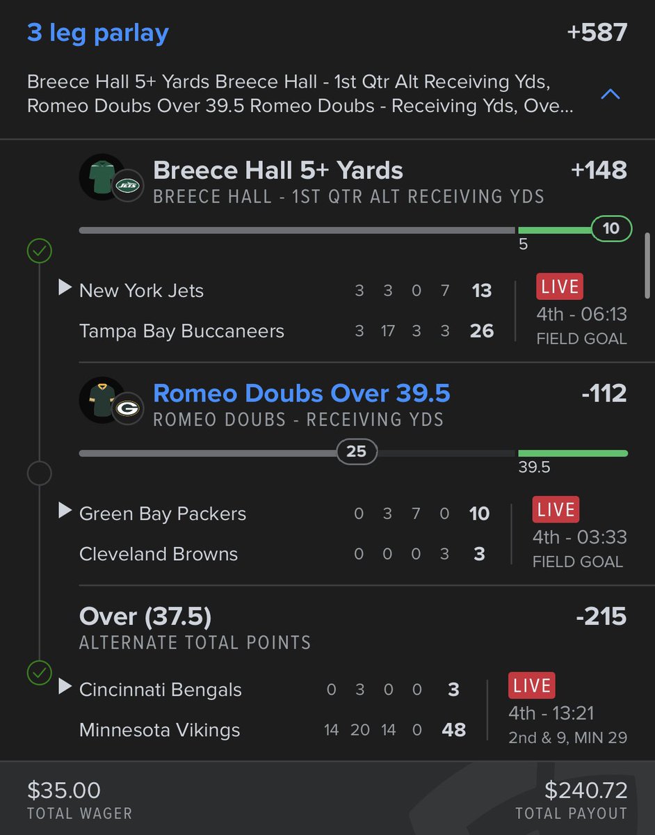 thev3rdict's tweet photo. @FDSportsbook I think I’ve earned one or two 😅😅 https://t.co/U2BV6lpI8V