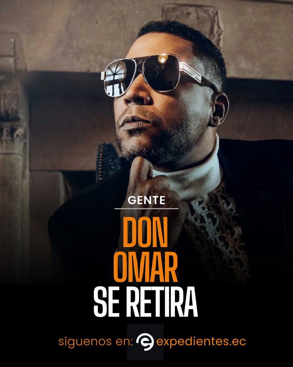 Expedientes_ec's tweet image. 🇵🇷 #PuertoRico #Farándula ¡Atención! 🎙️ #DonOmar anuncia su retiro del reguetón tras 25 años de una exitosa carrera. "Adiós, leyenda".
Lee el artículo completo en nuestro sitio:
expedientes.ec/adios-leyenda-…