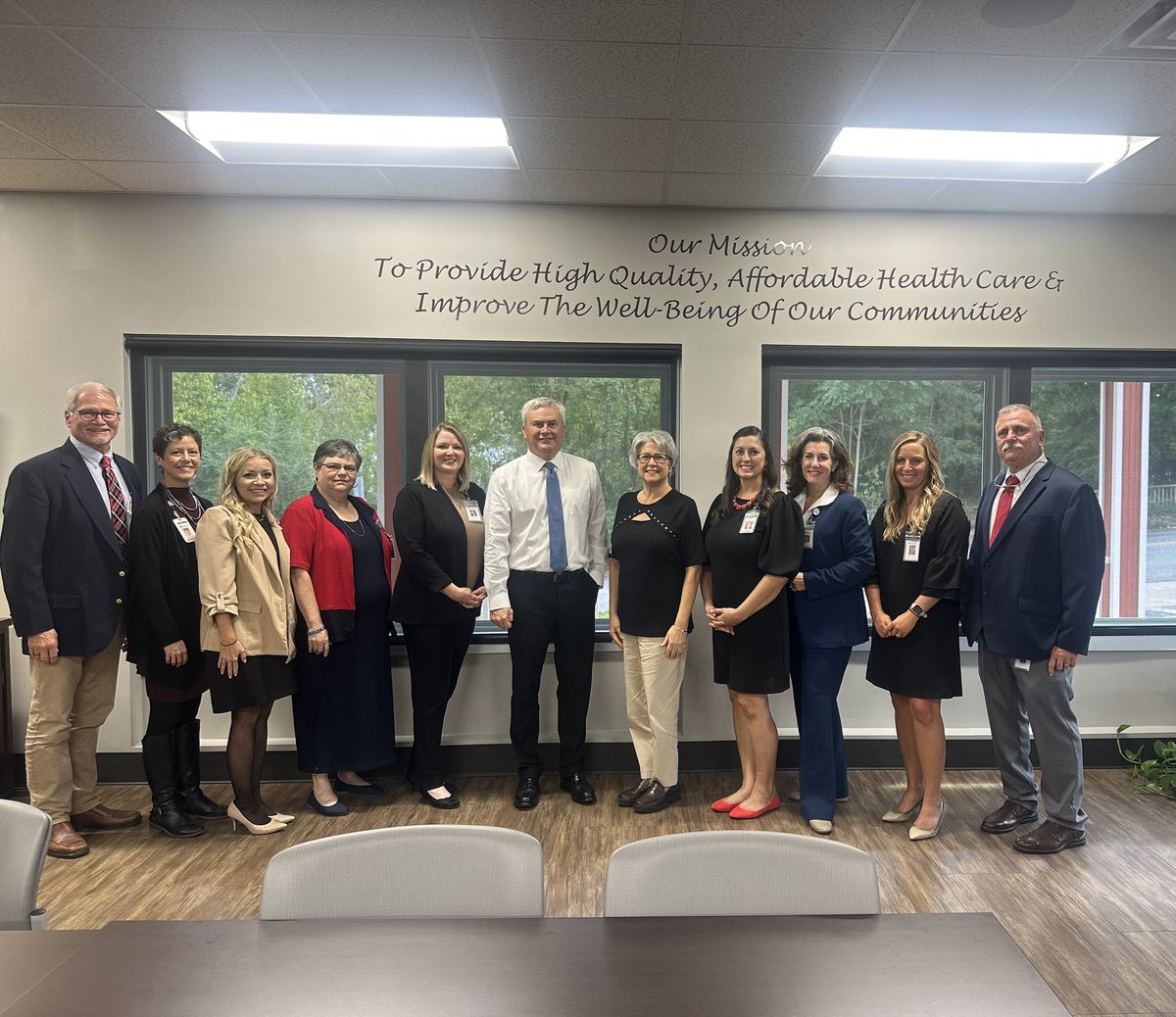 JamesComer's tweet image. Official stops in Union, Webster &amp;amp; Henderson Counties. Presented USDA Rural Development Grant to Morganfield; held a rural healthcare roundtable in Providence; spoke at the Henderson Chamber of Commerce Banquet. #KY1