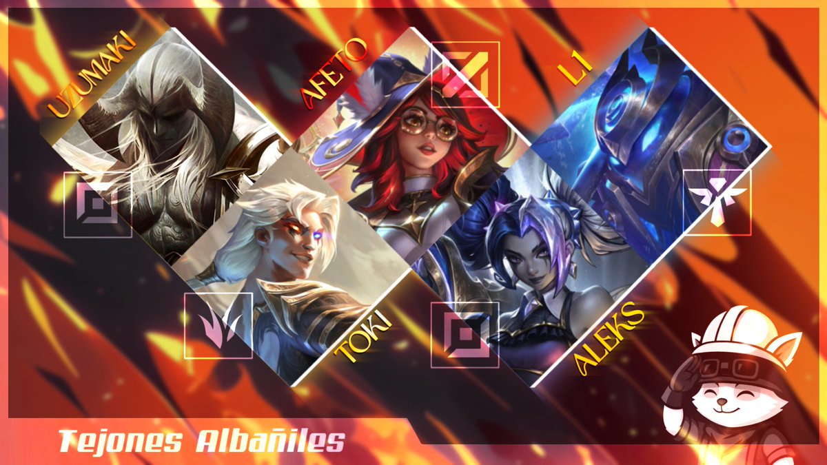 AHORA SI CHALANES! Esta es la presentación del roster para la <a href="/BlossomLeague/">Blossom League</a>. Teníamos un sexto integrante pero lo aventamos al colado 😈🔥