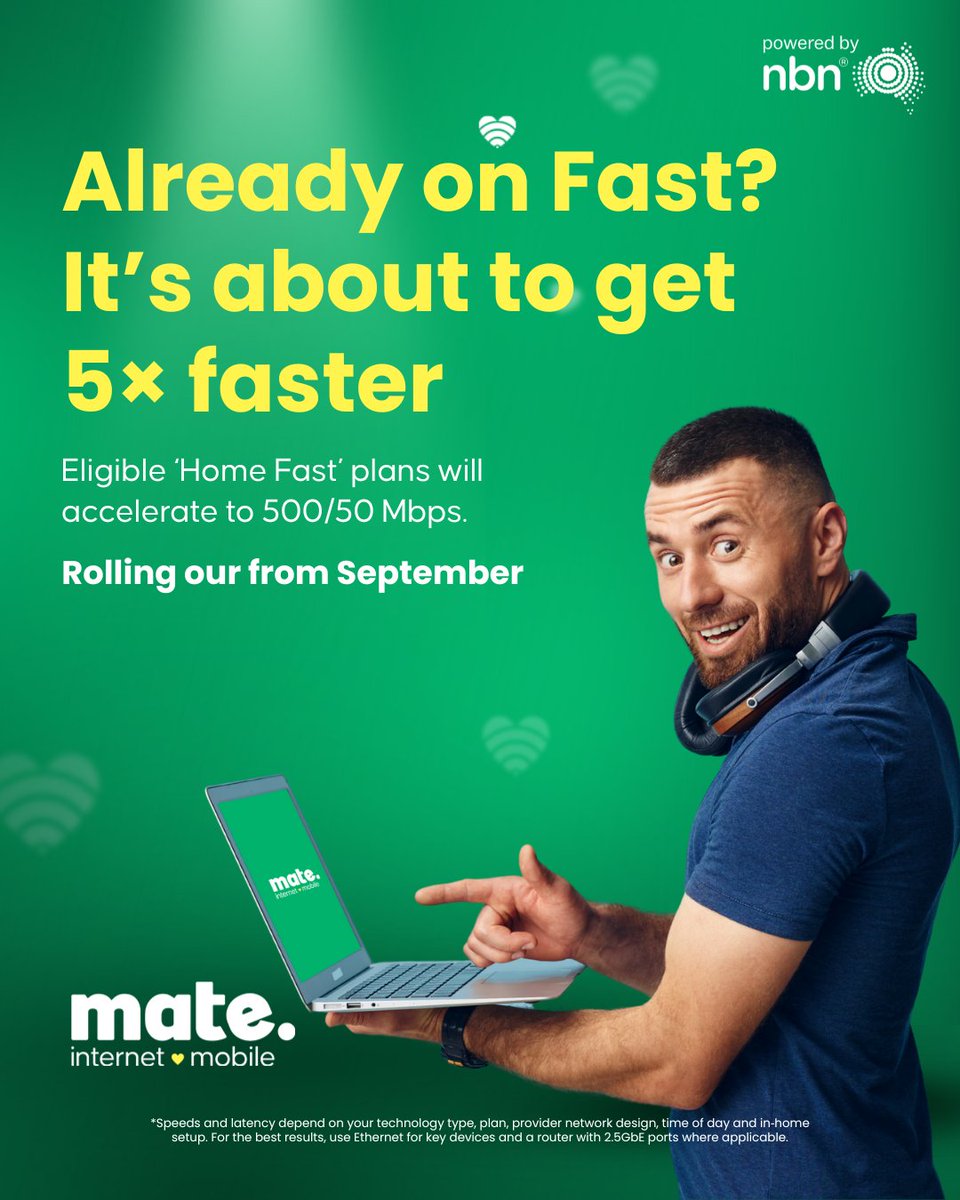 MATE internet + mobile tweet media