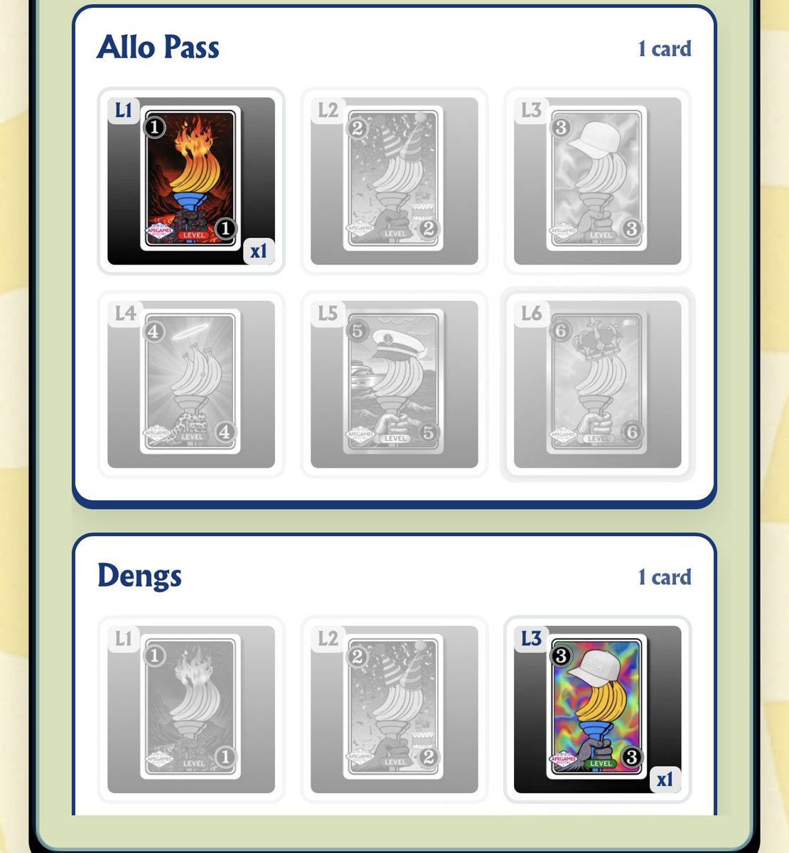 EdgarRuriarte's tweet photo. Giving away this Allo Pass &amp; @DENGSonApe  digital cards by @GoApeGames 

Like, repost and tag 3 friends 
drop your wallet 👇🏻
Picking one Winner https://t.co/YnSFI71Mkq