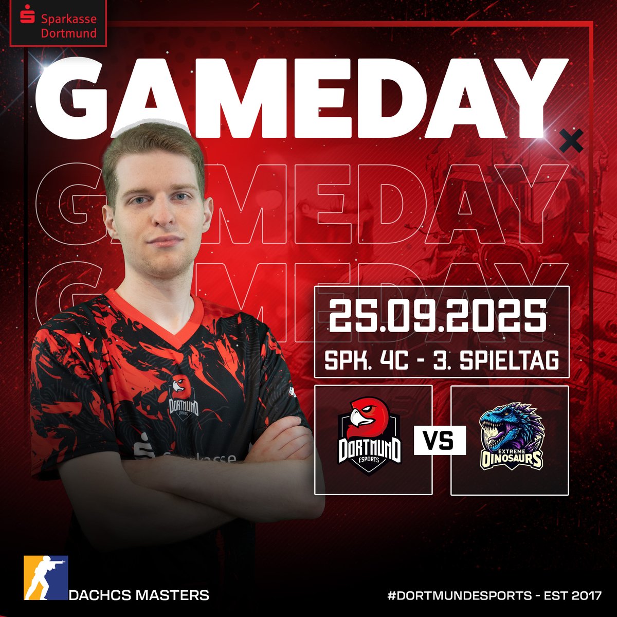 DortmundEsports's tweet image. Heute steht der 3. Spieltag gegen @xtremeDNSRS an 🔥Das Match beginnt um 20:30 Uhr 

Stream: twitch.tv/dortmundesports

Line-Up:
@a_grooo 
@Nitschu_ 
@neunard99 
@screayx_CS 
@TouiCS2 

#Dortmundesports #CS2 @dachcs