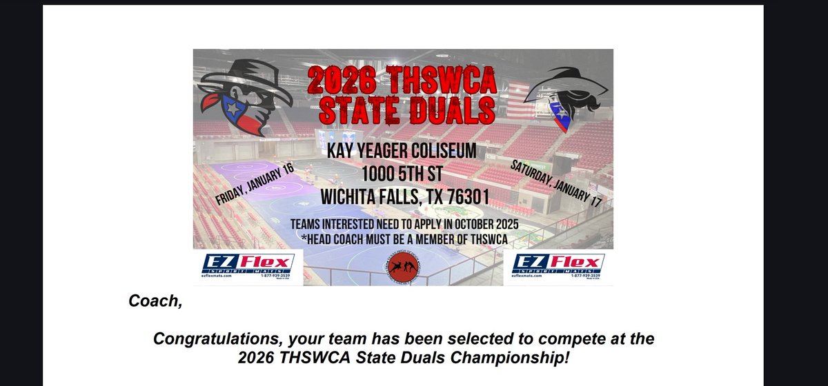 The Grapevine wrestling team has been selected as one of the top 16 5A dual teams to compete in the 2026 State Dual Championships! Time to bring more hardware home! <a href="/GCISD_Athletics/">GCISD Athletics Dept.</a> <a href="/GVineAthletics/">GHS Athletics</a> <a href="/AlexFingers7/">Alex Fingers</a> <a href="/coachrsmith12/">Coach Ryan Smith</a>