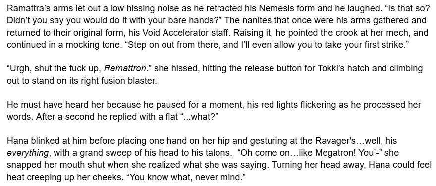 LiseliCanis's tweet image. This is for you, one's fellow #dvattra lovers. 

Feast thine eyes on mine cringe.

New chapter for Even Dreams Fall Apart SOON™