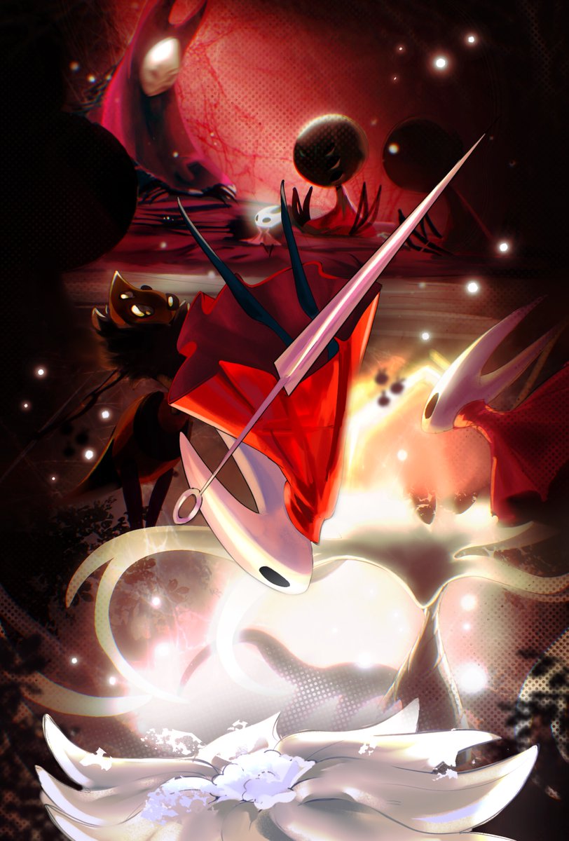 MARNlE_'s tweet image. Red Memory #Silksong