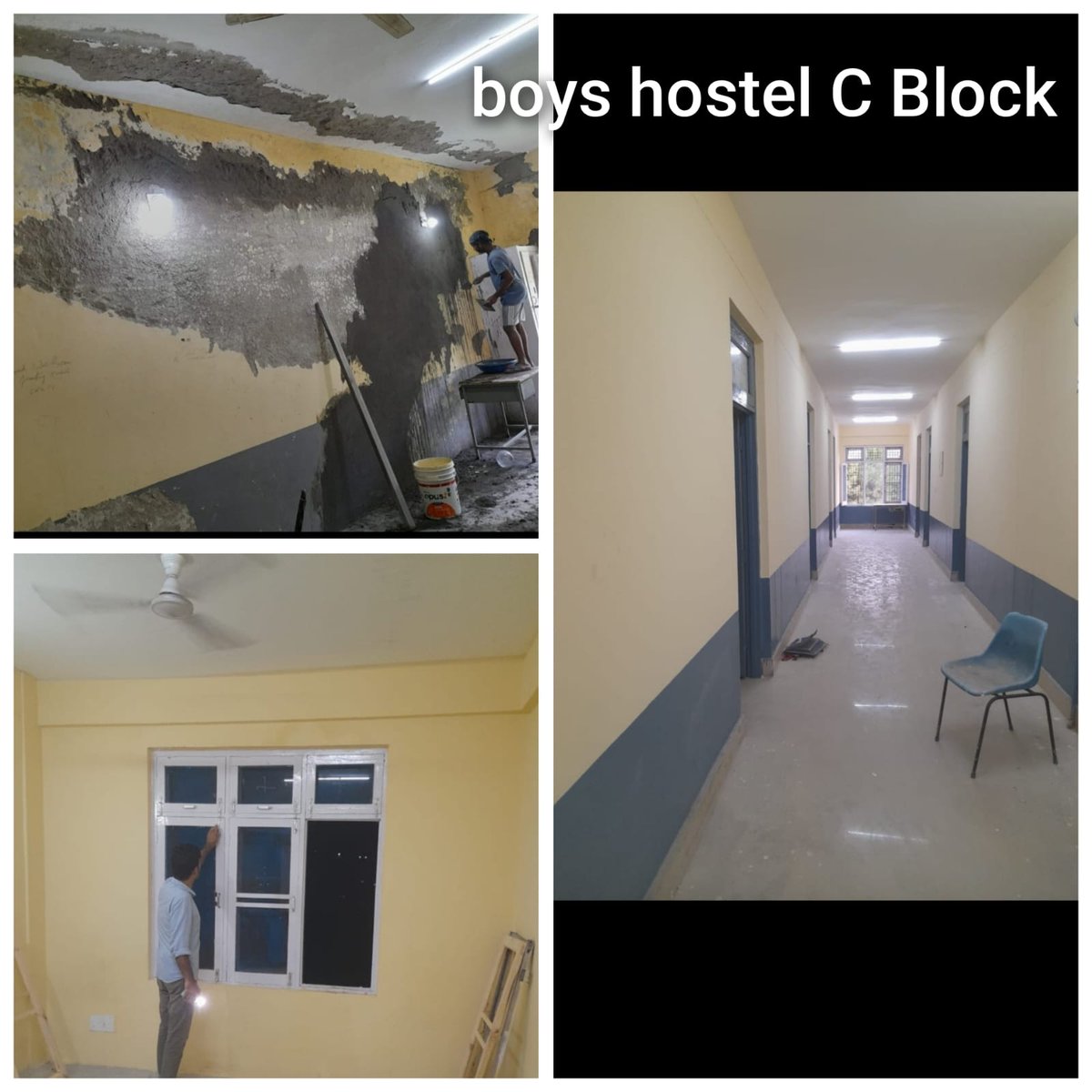 bgsbuofficial's tweet image. Development works are in full swing at BGSBU, including the renovation of hostels, aimed at enhancing facilities and ensuring a better campus experience for our students. #BGSBU #CampusDevelopment

@Abhi1shrma