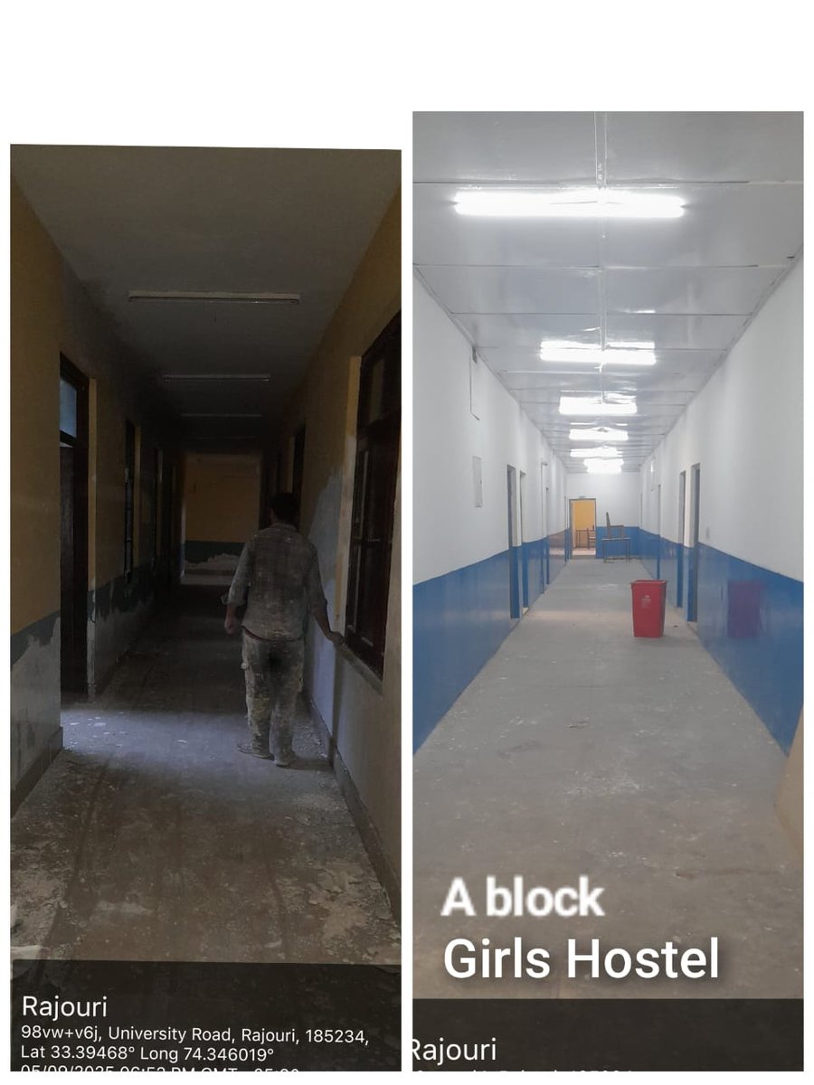 bgsbuofficial's tweet image. Development works are in full swing at BGSBU, including the renovation of hostels, aimed at enhancing facilities and ensuring a better campus experience for our students. #BGSBU #CampusDevelopment

@Abhi1shrma
