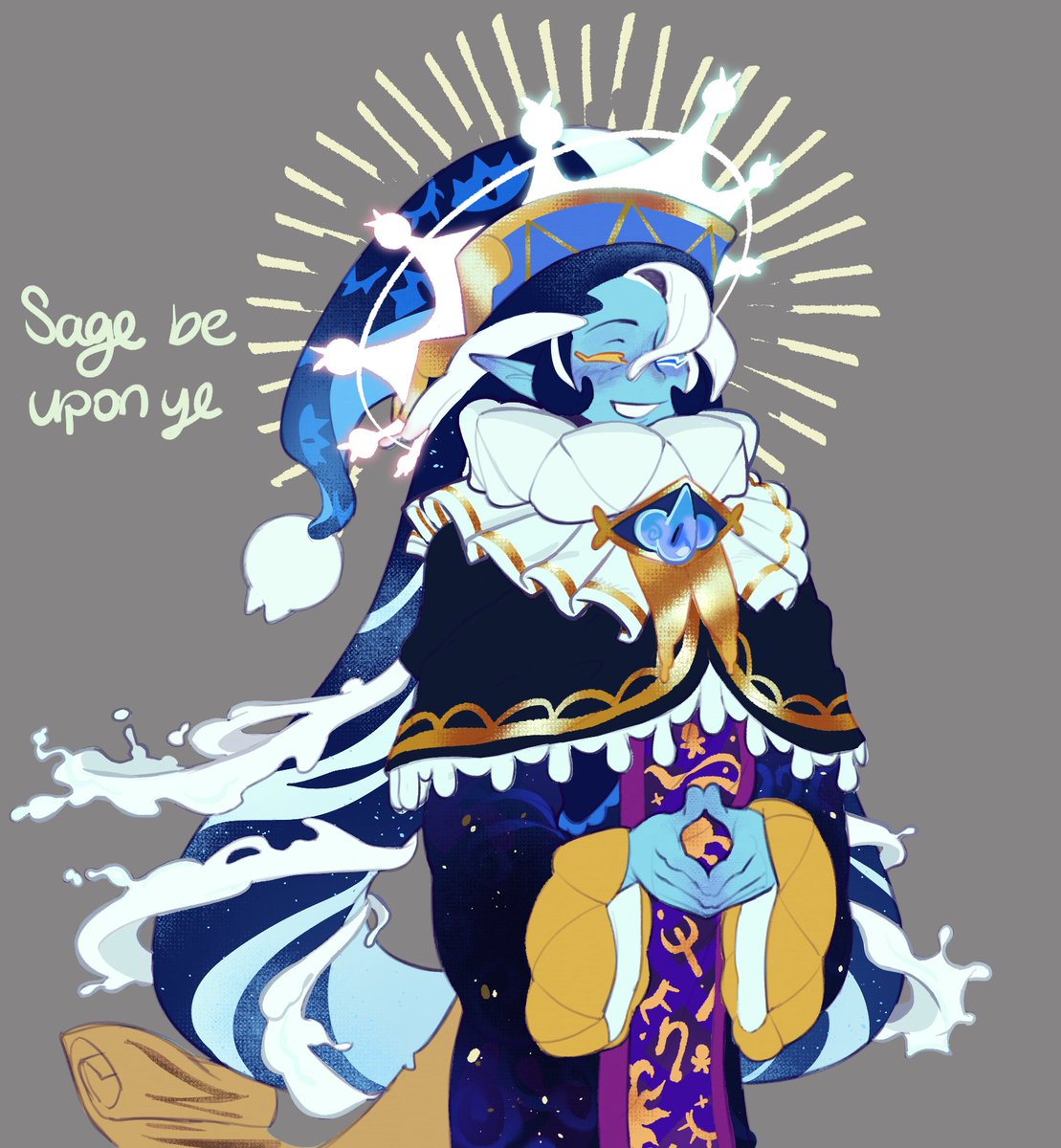 MilkWeave's tweet image. my sage redesign jumpscare, BOO #sageoftruth