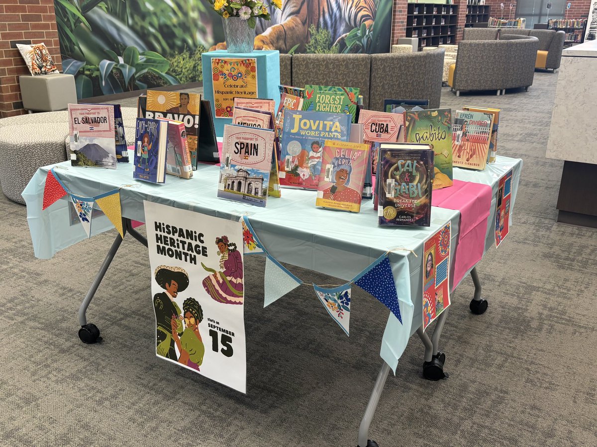 TISD_Libraries's tweet image. Literature by Hispanic authors offers a window into diverse experiences, perspectives, and stories that reflect the strength, resilience, and beauty of Hispanic cultures. #HispanicHeritageMonth @TomballISD