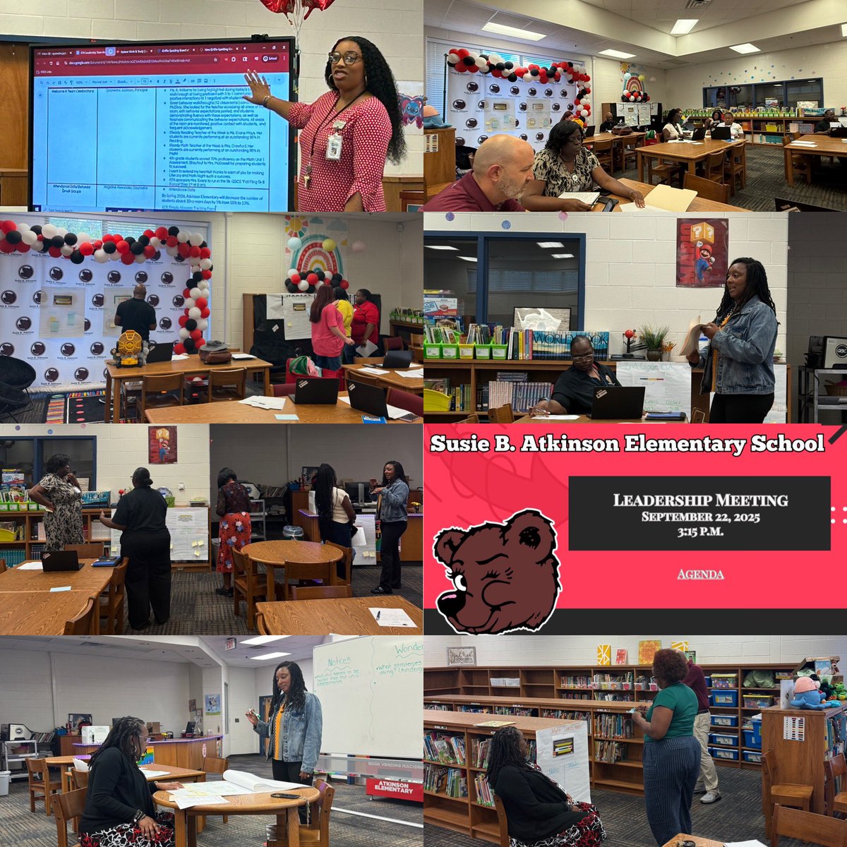 Quanedra Jackson (@mrsqjackson) on Twitter photo ATK’s Leadership Team celebrated successes & had interactive data discussions that tied back to instructional strategies.🎯Our purpose is continuous school improvement, data-driven decision making, increase student achievement & building a strong school culture!
#SharedLeadership ATK’s Leadership Team celebrated successes & had interactive data discussions that tied back to instructional strategies.🎯Our purpose is continuous school improvement, data-driven decision making, increase student achievement & building a strong school culture!
#SharedLeadership