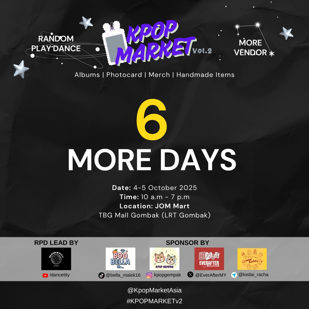 KPOP MARKET | 2-3 May 2026 tweet media