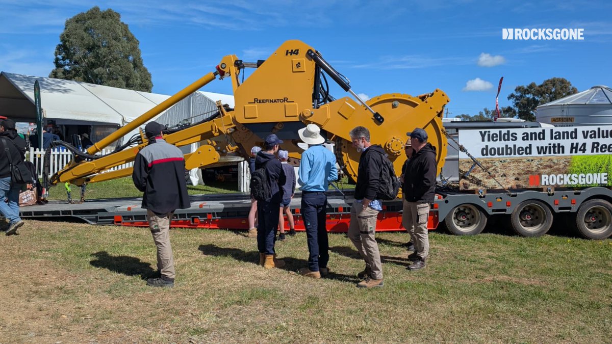 🚜 Day One at Henty Machinery Field Days is officially underway!
We’re pumped to be here and ready to show off the H4 at Site 279-280. Come by, say hi, and chat all things rock related with our team! 🌾💪
Let’s make this a great start - see you there! 👋
#HMFD2025 #HentyFieldDays