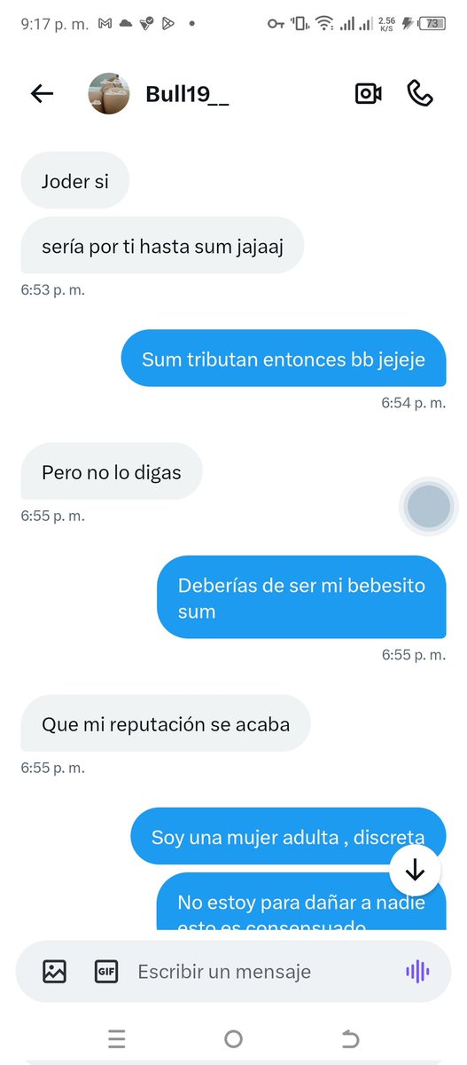 Por acá empiezo con este hilo de un muchachito que vino a mi con ínfulas de bull jajajaj 🤣 q ridículo de verdad porq de antemano de bul no tiene nada su perfil pero lo deje rodar para ver q daba , vino presumiendo de q el mandaba de q el tenía el control de la situación, sigo