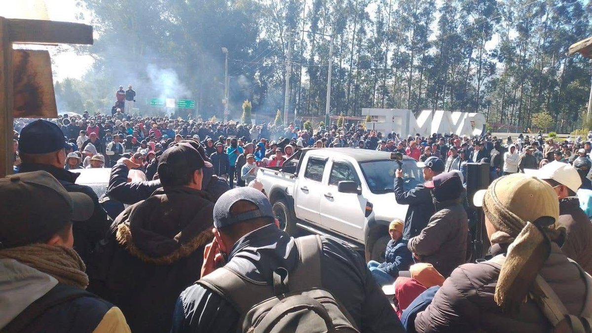 JD_DelaCuadra's tweet photo. #Atención | Representantes del sector floricultor, afirman que el sector "pierde entre USD 2 y 2.5 millones diarios por bloqueos que no generan soluciones, sino pérdidas millonarias".
#ParoNacional2025 #paroinvisible #Latacunga https://t.co/SAH2yW3AFA