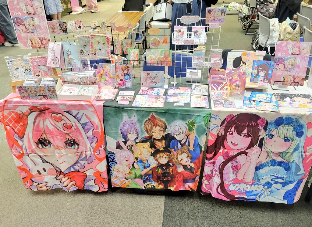 設営終わりました✨