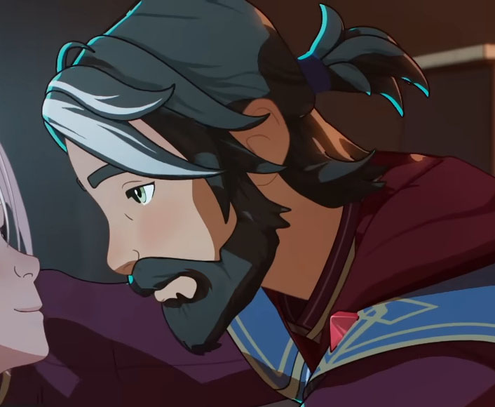 NO SHAVING
ALL YOU HAVE TO DO TO FIX IT IS JUST MERGE THAT MUSTACHE TO THE BEARD ANS ITS FINE PLS