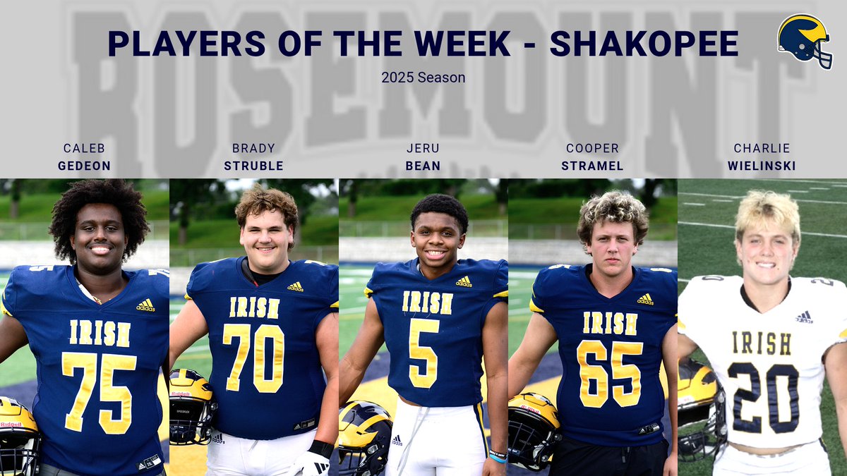 Congrats to our week 4 Players of the Week!