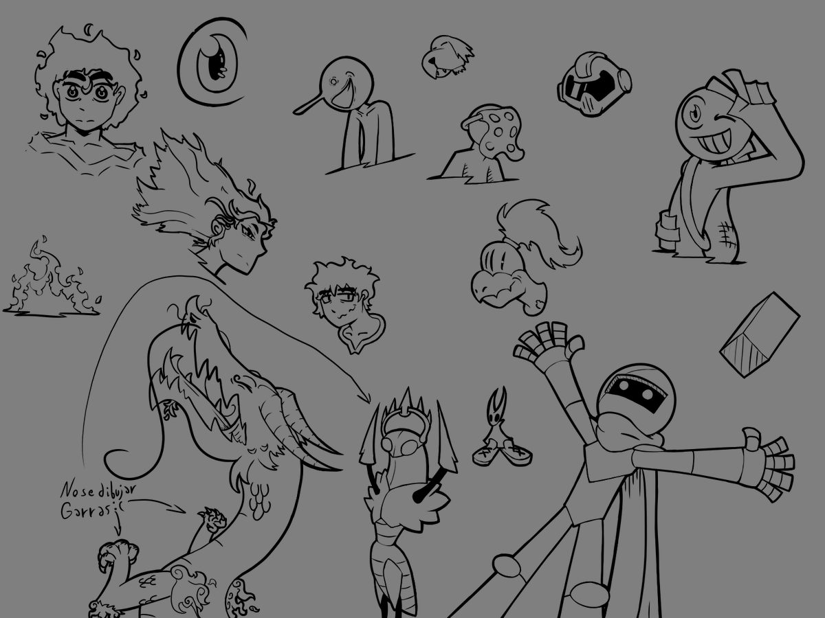 some practices of my lineart