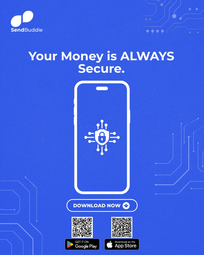 SendBuddie's tweet image. Security first, always. Transfers you can trust.
#SafeMoneyTransfer #SecureRemit #SendBuddie
