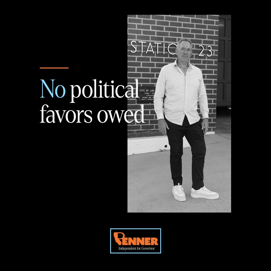 PennerforCA's tweet photo. Finally, someone running for governor who’s focused on California—not climbing the political ladder.
#PennerForCA #PennerForGovernor #PennerForCalifornia #CaliforniaCantWait #Penner2026 #Independent #VotePenner #California #CaliforniaNoPuedeEsperar #LatinosenCalifornia #Latinos #FamiliasLatinas #CAgov #Campaigntrail #Governor