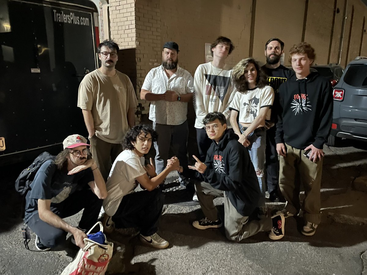 Our very first show was with <a href="/Foxing/">Foxing</a>. Getting to play with one of our biggest inspirations was life changing, and their praise and support is a constant motivator for us to keep going. We are eternally grateful for what they’ve done for us. Thanks for everything guys 💙💙