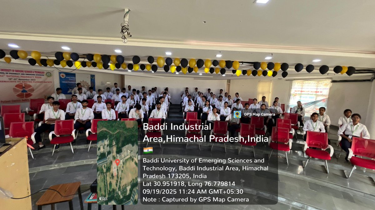 BaddiUniversit's tweet image. 📢 National Pharmacovigilance Week – Day 3
The Department of Pharmacology, SPES, organized a guest lecture on “Ensure Drug Safety and Protecting Public Health” on 19th Sept 2025 at Prof. Harkishan Singh Seminar Hall.
#PharmacovigilanceWeek #DrugSafety #SPES #BUEST