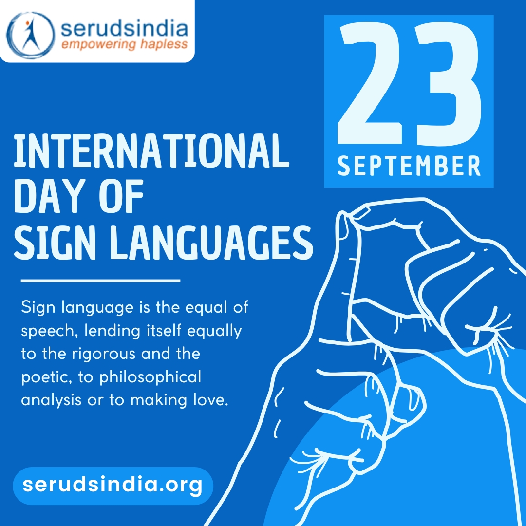 seruds's tweet image. Sign language is the equal of speech, lending itself equally to the rigorous and the poetic, to philosophical analysis or to making love - International Sign Language Day

#signlanguage #signlanguageday #worldsignlanguageday #Internationalsignlanguageday 

serudsindia.org/cause-category…