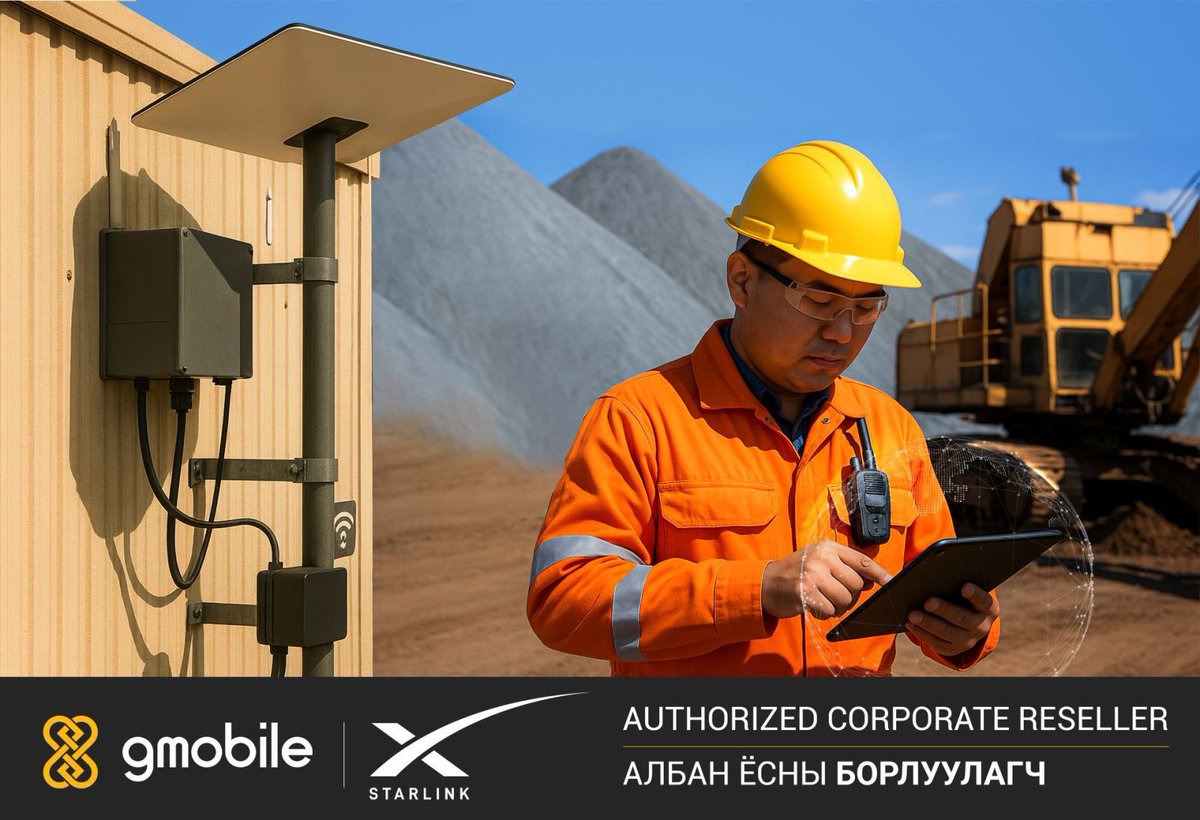 Жимобайл – Starlink Business-ийн албан ёсны түнш
Таны бизнес хаана байрлахаас үл хамааран өндөр хурдны, найдвартай интернет холболт зайлшгүй шаардлагатай. Энэ хэрэгцээг бүрэн хангах шийдэл бол Starlink Business юм. 
Дэлгэрэнгүй мэдээлдийг- 
📞9700-7444