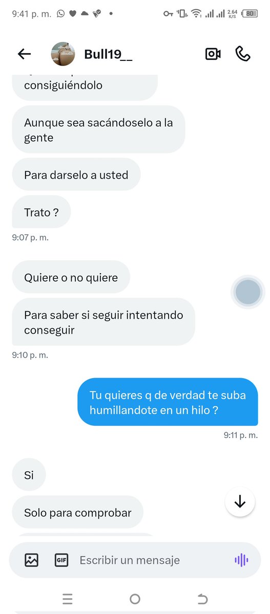 De paso es tan sumiso , necesitado de atención q el mismo me lo pide !! Jajaja q lo humille y q lo suba jajaja casi q me lo ruega a gritos venga q nombre le ponemos a este nuevo #sumiso nulo