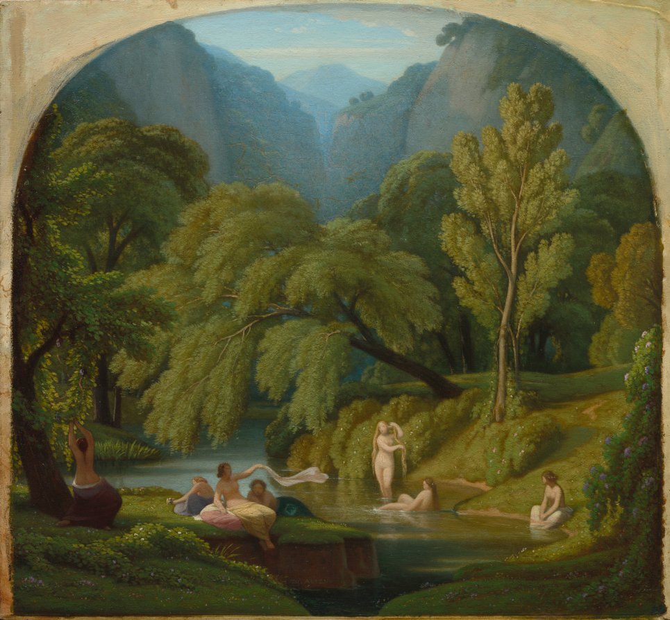 The Bathers, Souvenir of the Banks of the Anio River at Tivoli clevelandart.org/art/1980.4
