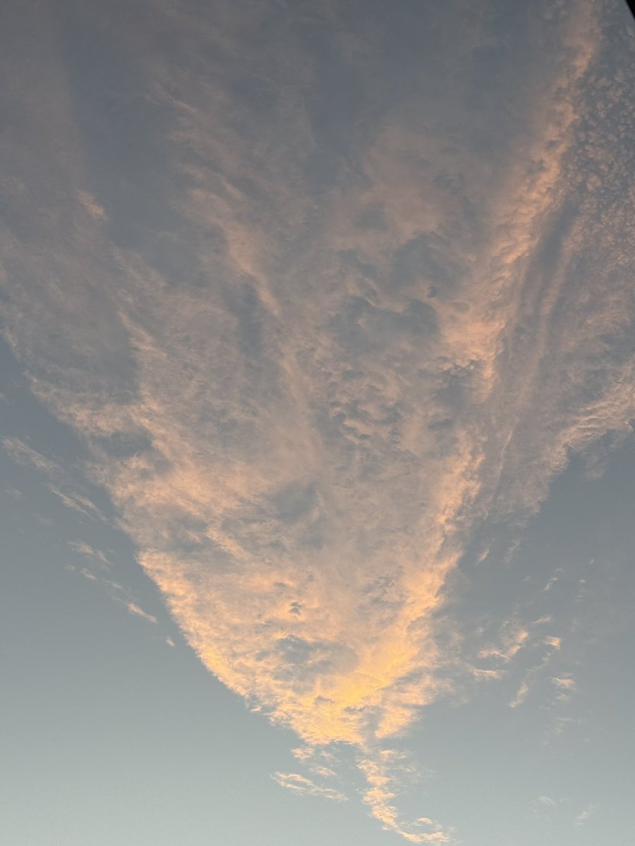 Mike’s drawing and the cloud I saw tonight.