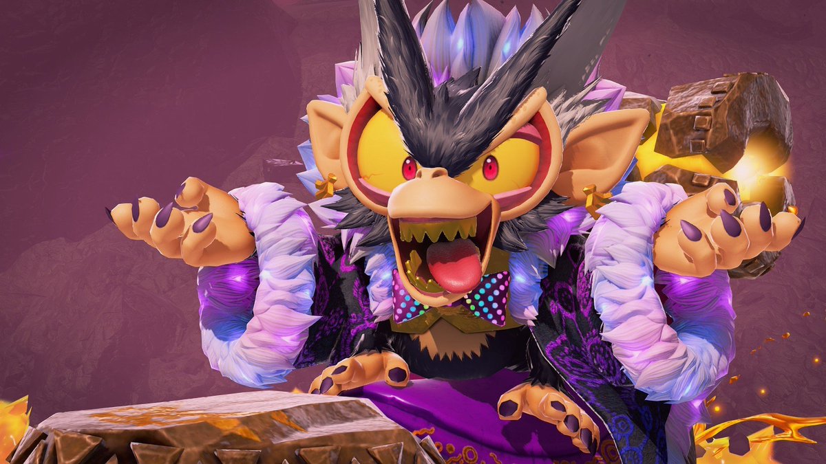 sxips's tweet photo. After all that has been done with Bananza, Void Kong has moved up to one my favorite villains of all-time, I'm glad King K.Rool and him can co-exist as Rivals to DK, They essentially made the bizarro DK and his design is such a marvel to look at. https://t.co/YaoHh540f2