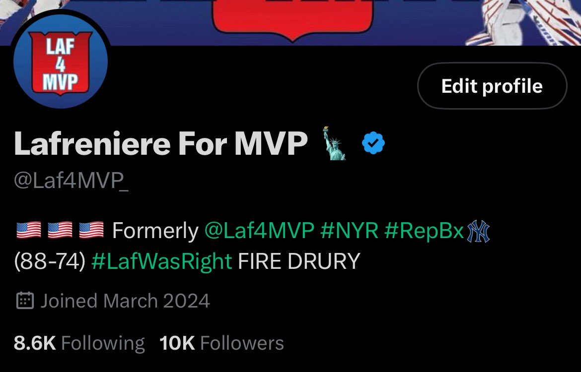e-Lafreniere For MVP (Fire Drury) 🥇🇺🇸 tweet media