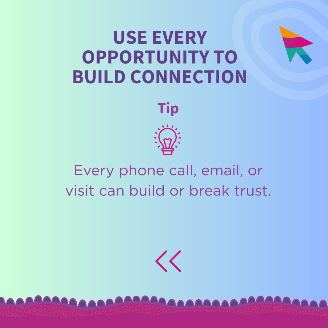 PSPHub's tweet image. Use Every Opportunity to Build Connection 
Swipe left to learn more

psplearninghub.com.au

#psplearninghub #praticetips #casework #caseworkertraining