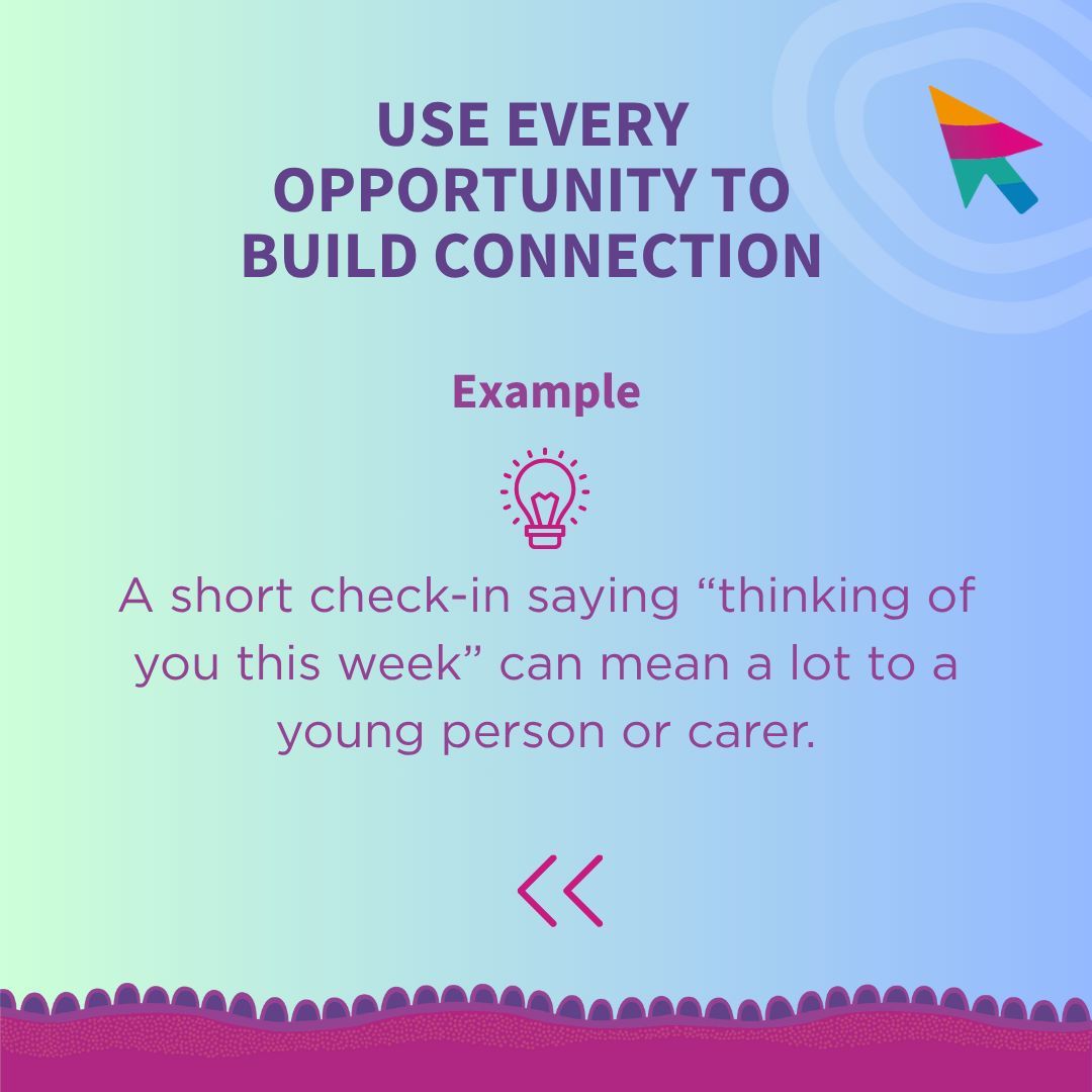 PSPHub's tweet image. Use Every Opportunity to Build Connection 
Swipe left to learn more

psplearninghub.com.au

#psplearninghub #praticetips #casework #caseworkertraining