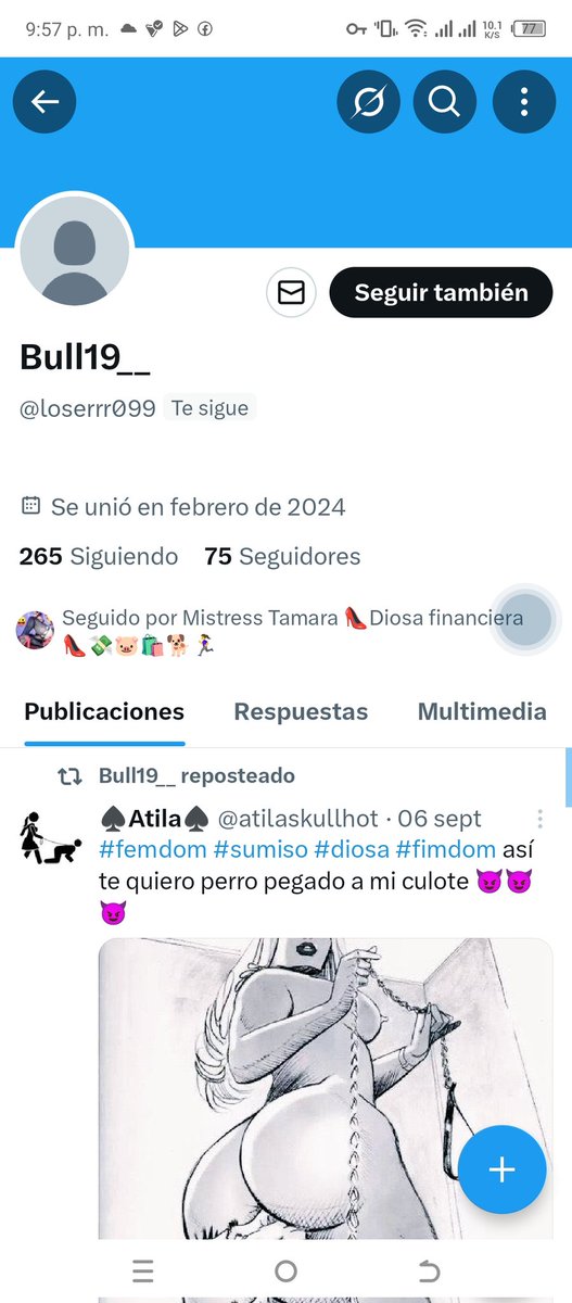 Y ahora al ver su real falta de testosterona, sale corriendo y cambia todo lo q había puesto en el perfil y pide q no siga 🤣🤣🤣🤣 niño no juegues en las grandes ligas si no tienes con q jugar pito chico jajaja así se demuestra como un hombre no tiene los pantalones bien puesto