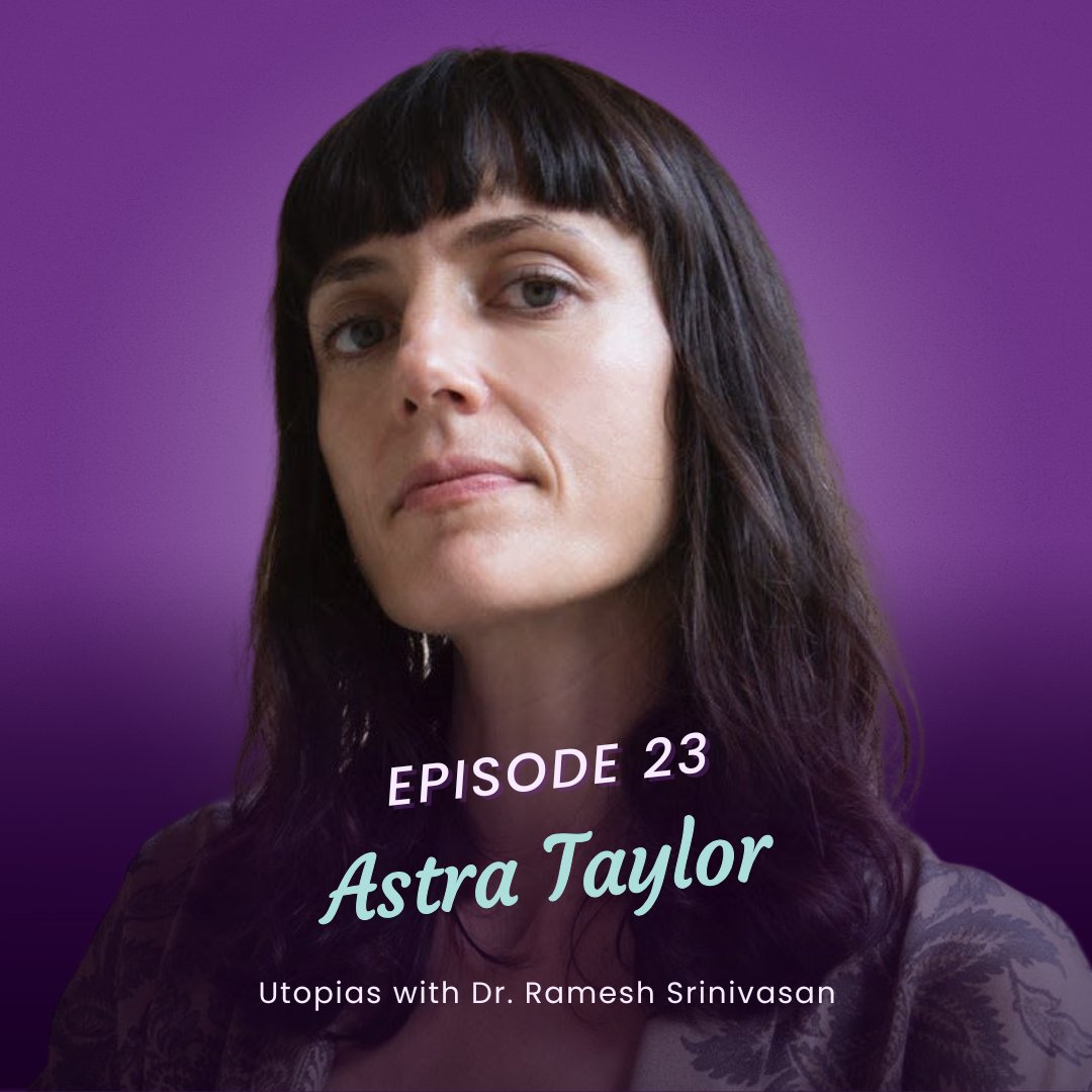 Astra Taylor is a documentary filmmaker, writer, and political organizer. Check out the latest episode of #UtopiasPodcast to hear our full conversation!