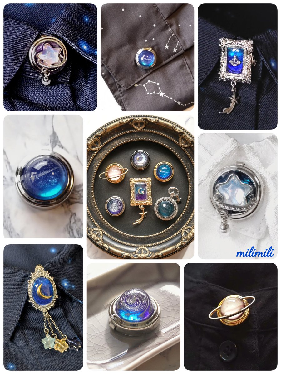 シェア企画展参加させて頂きます✨️

夜空に恋した青い世界を
アクセサリーや雑貨に仕立てています🌟
最近は色んなボタンカバーを作ってます！

イベント：宙フェス2025@東京タワー
地下一階ホール　Ｇ３
新作のボタンカバー持っていきます✨️

SpecialThanks🌟<a href="/Lupopo_cafe/">*LUPOPO cafe&gallery* 三軒茶屋の糖質オフのケーキ専門カフェとハンドメイドのお店</a>