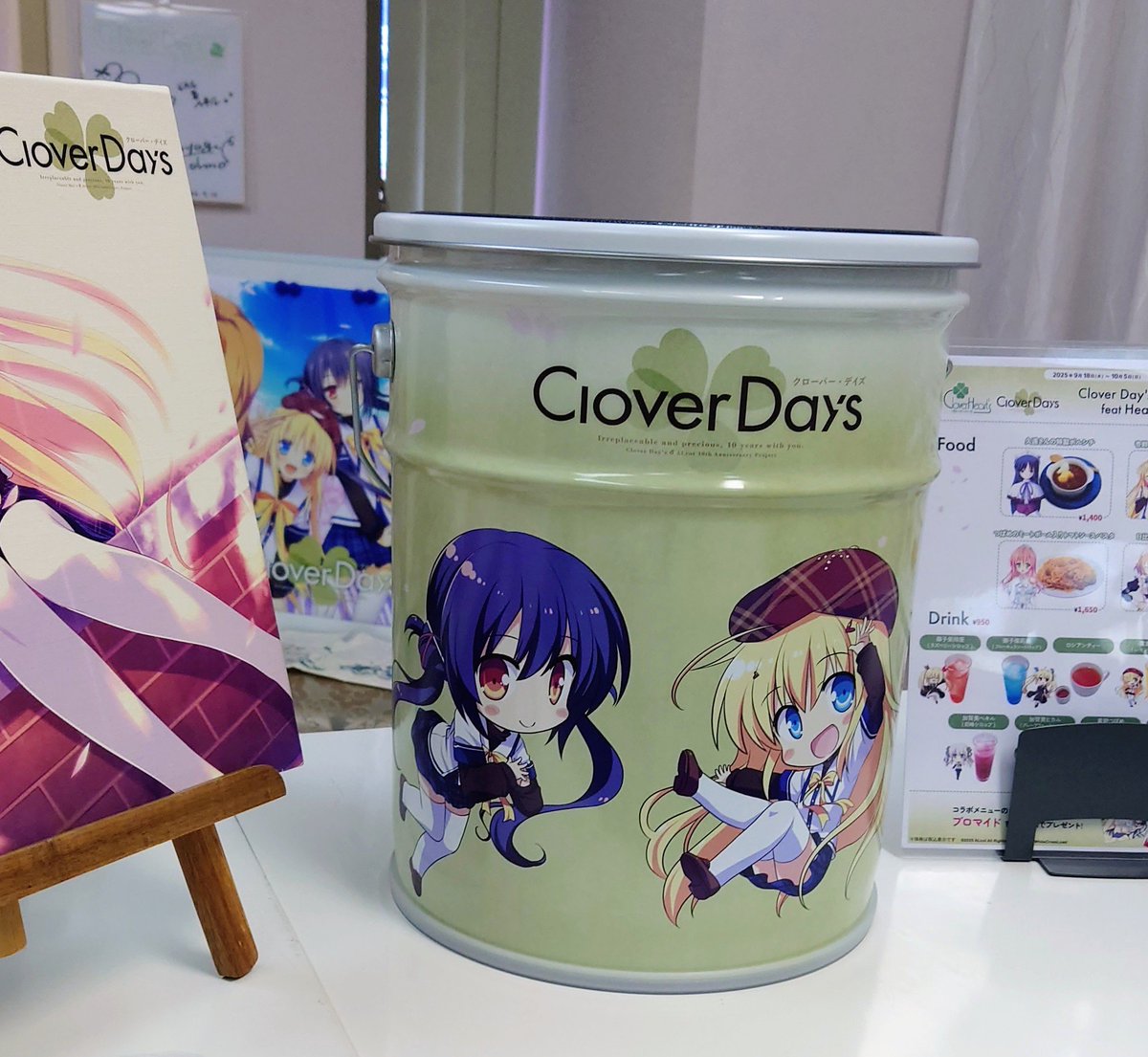 おはクロ〜🩷秋分の日の祝日🍁
12:00-21:00で営業予定(⁠◍⁠•⁠ᴗ⁠•⁠◍⁠)⁠♡

◇CAST
うどん

本日より、店内スペースAにて、
ういんどみる第4弾コラボカフェ
イベント開催開始‼️
#ういんどみる

スペースBでは、
『Clover Day's コラボカフェ feat 
Heart's &amp; Memory's』絶賛開催中☕🍀