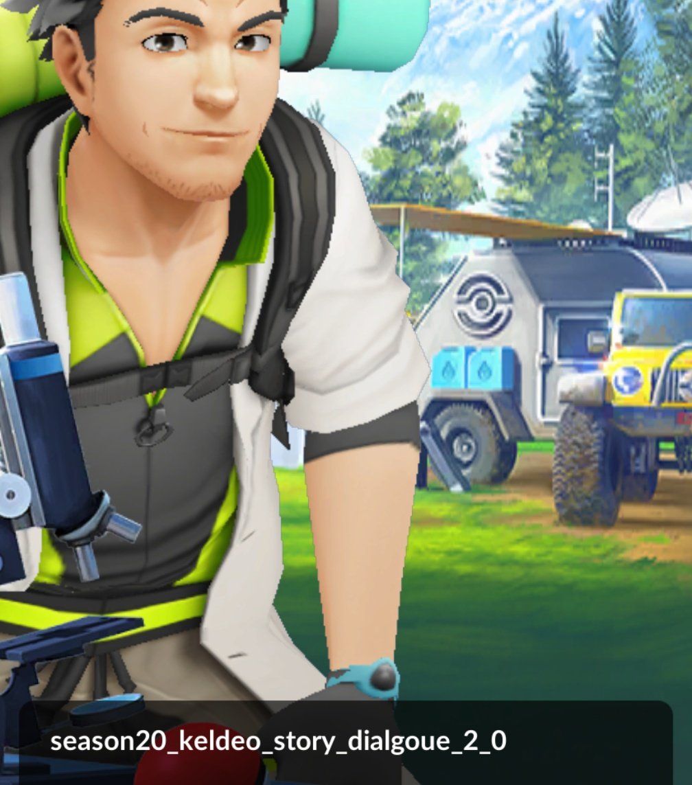 The Professor's dialogue in #PokemonGO is usually better than this.