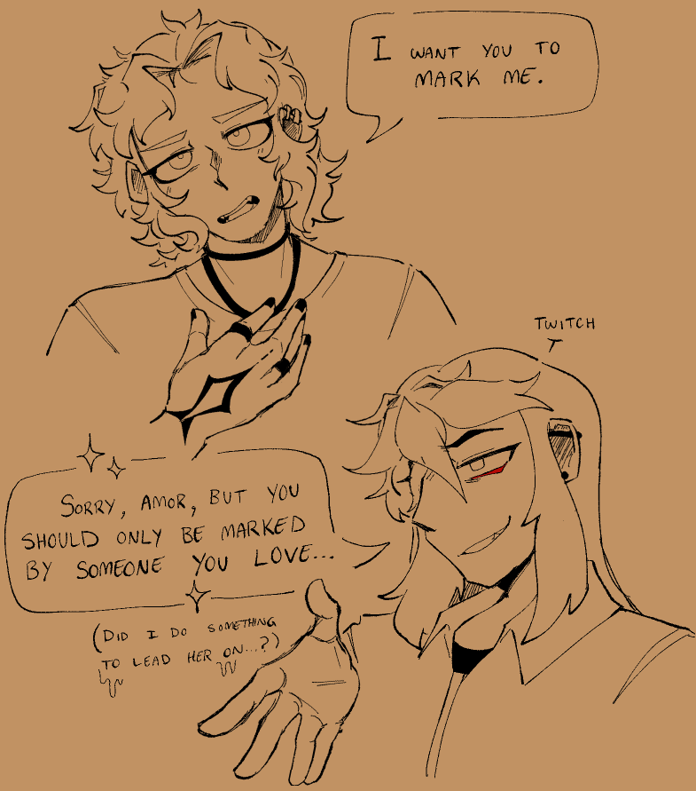 yen_again's tweet photo. #omegaverse #yuri

the time the alt-emo-punk lead singer who hides her alpha identity pays a dating service to get with the alpha-drag performing omega https://t.co/b1WBeFCpts