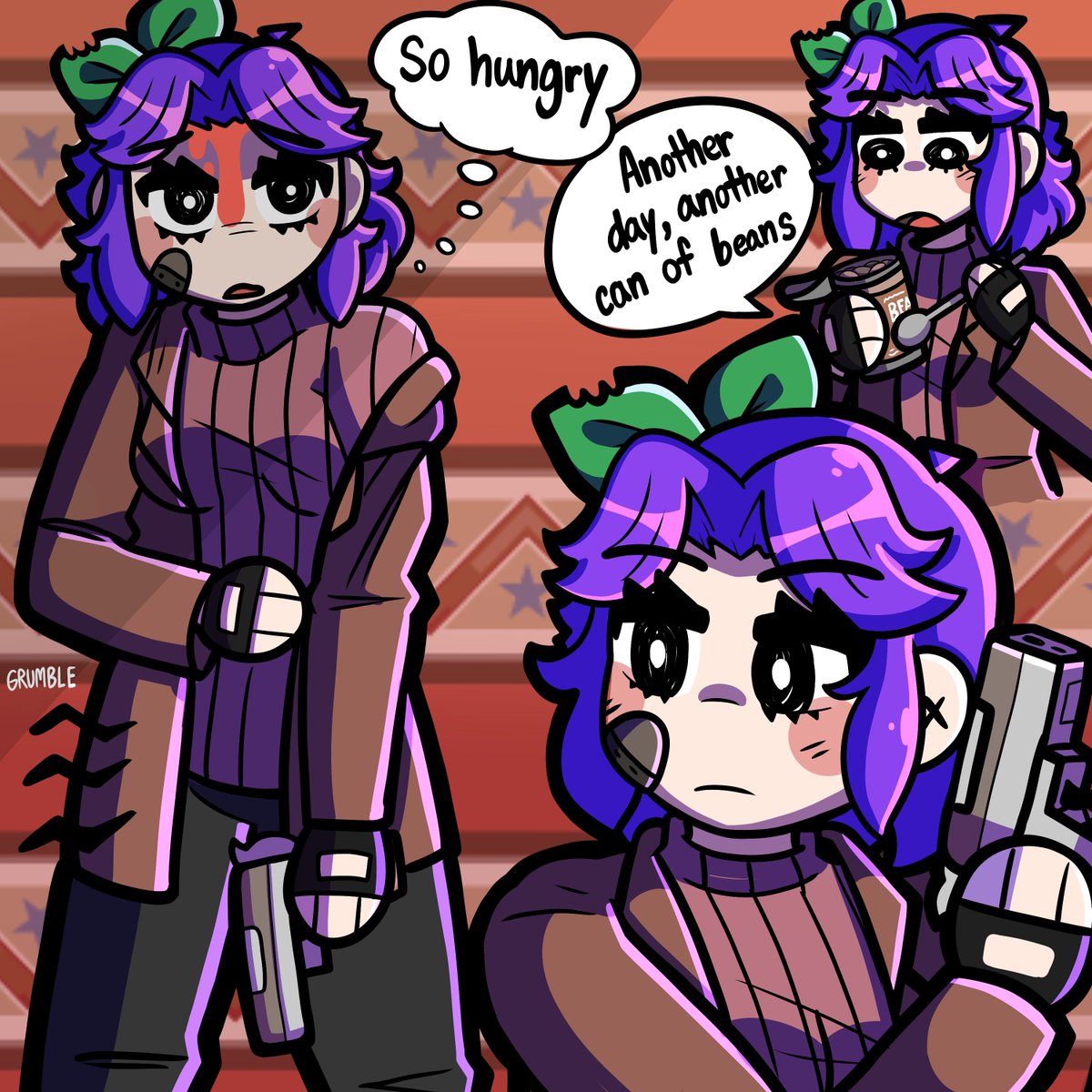 Abbytober Day 12 - Apocalypse Abby! 🧟‍♀️🔫
#stardewvalley #stardewvalleyfanart