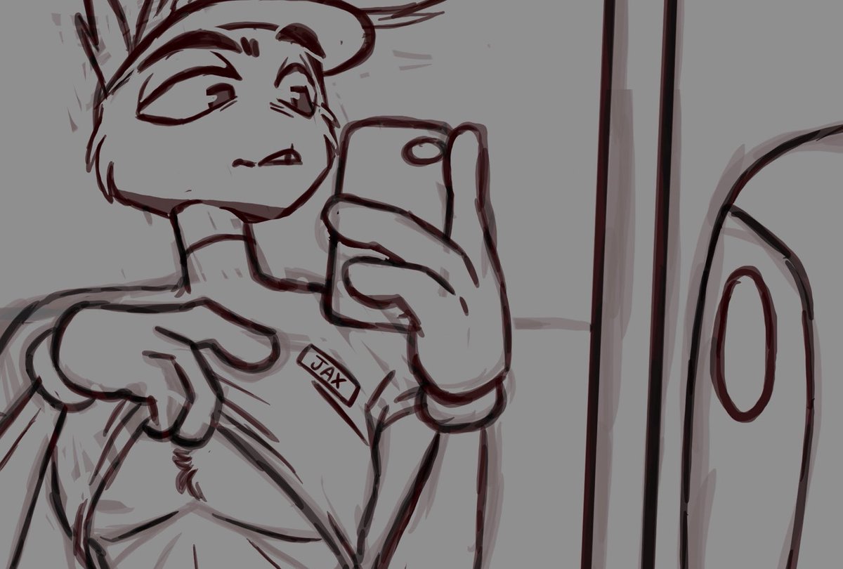 thatsaltybobcat's tweet image. the best art comes from the High School Musical soundtrack (a WIP for my NSFW account)