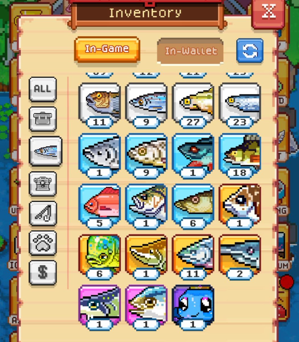 Two weeks haul of an f2p <a href="/FishingFrenzyCo/">Fishing Frenzy</a> player 🙊
 
Imma chopchop cook them and the excess will be dropped in the aquarium 💦

Then start another week of fishing!🎣

I do love playing this game ❣️ It's one of the games I play daily 🎯 😌

Let's play here: