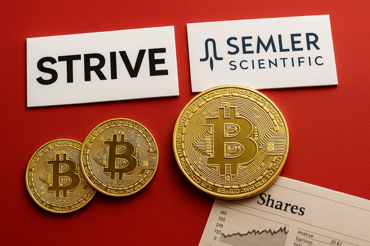STRIVE INC. TO ACQUIRE SEMLER SCIENTIFIC IN ALL-STOCK DEAL, FORMING BITCOIN  TREASURY COMPANY Strive Inc. announced it will acquire Semler Scientific in  an all-stock transaction valued at $90.52 per share. The combined